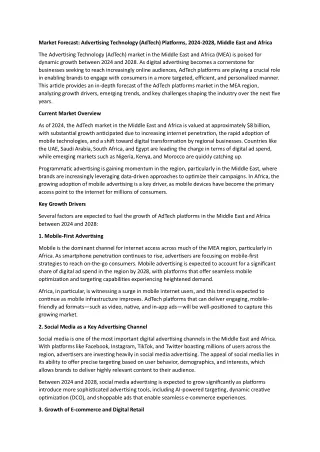 market forecast advertising technology adtech