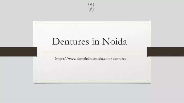 dentures in noida