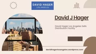 David J Hager