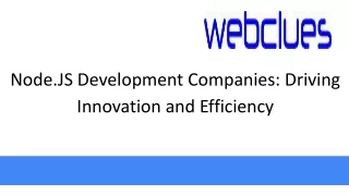 node js development companies driving innovation