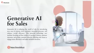 Harnessing Generative AI for Sales Growth and Success