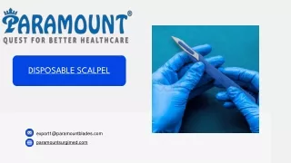 Disposable Scalpel Paramount (1)