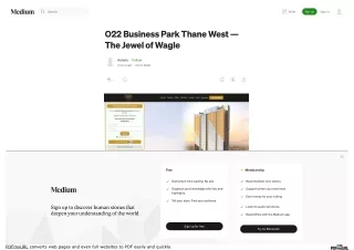 O22 Business Park Thane West — The Jewel of Wagle