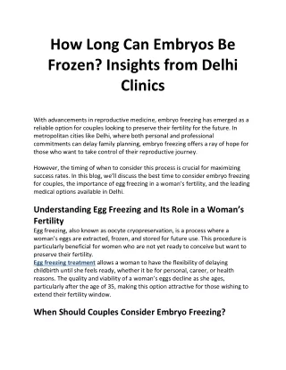 How Long Can Embryos Be Frozen Insights from Delhi Clinics.docx
