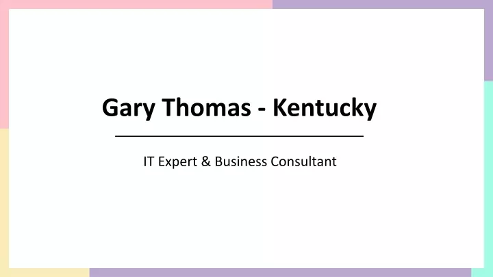 gary thomas kentucky