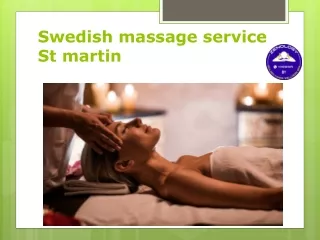 swedish massage service St martin