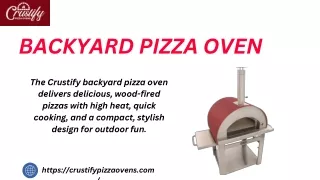 backyard pizza oven