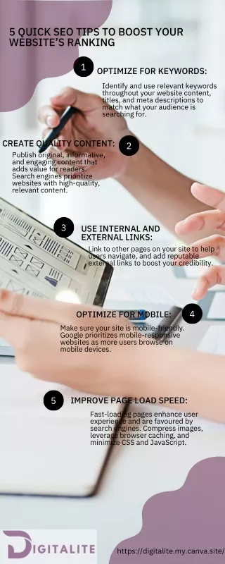 5 quick seo tips to boost your website s ranking