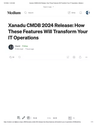 Xanadu CMDB 2024 Release_ How These Features Will Transform Your IT Operations