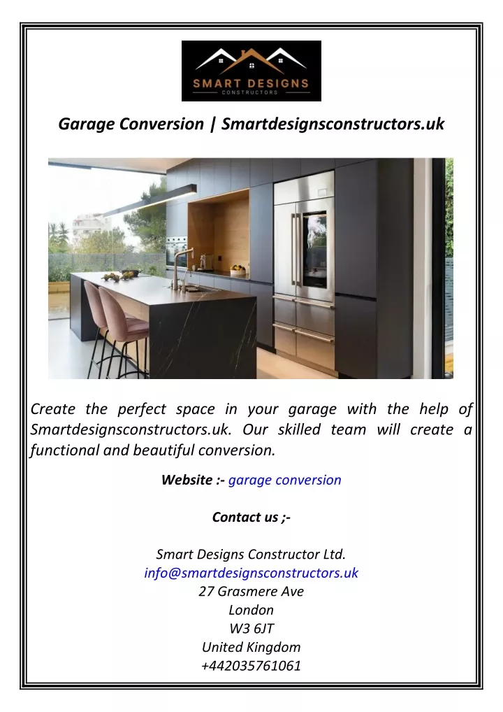 garage conversion smartdesignsconstructors uk