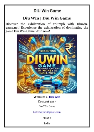 diu win diu win game
