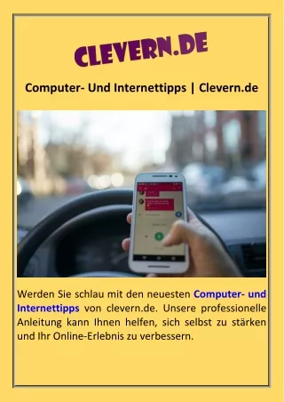 Computer- Und Internettipps  Clevern.de