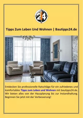 Tipps Zum Leben Und Wohnen  Bautipps24.de