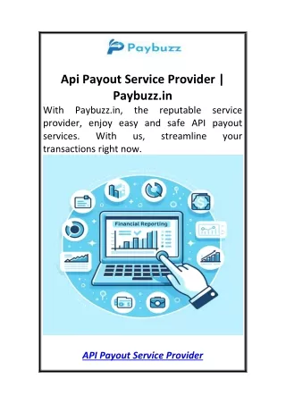 Api Payout Service Provider  Paybuzz.in