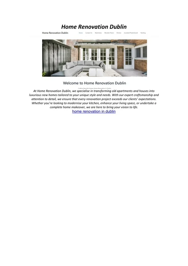 PPT - Home Renovation Dublin PowerPoint Presentation, free download ...