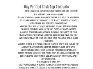 Buy Verified Cash App Accounts