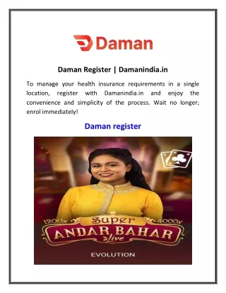 Daman Register Damanindia.in