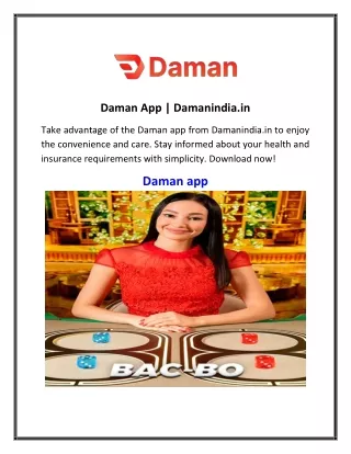 Daman App  Damanindia.in