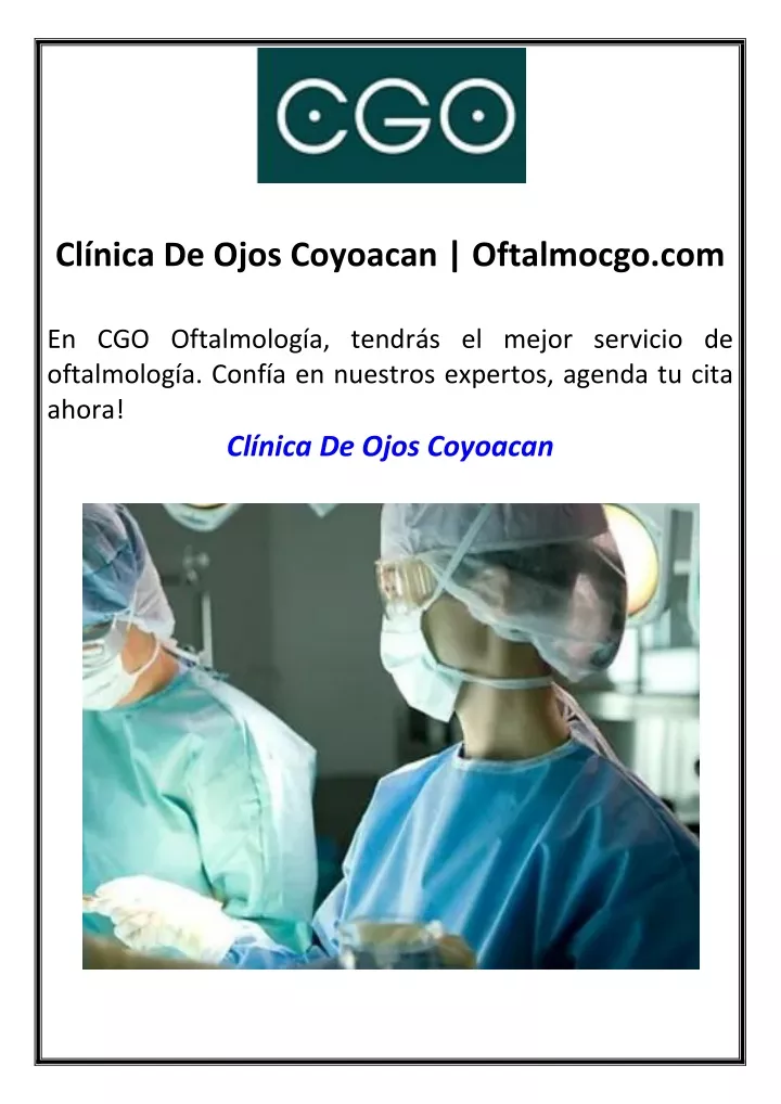 cl nica de ojos coyoacan oftalmocgo com