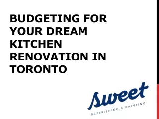 Budgeting for Your Dream Kitchen Renovation in Toronto