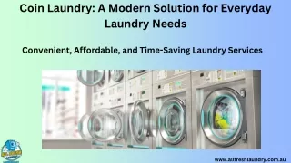 Coin Laundry A Modern Solution for Everyday Laundry Needs