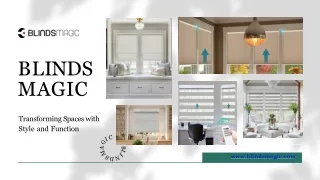 Transform Your Space with Stylish Home Decor at Blinds Magic