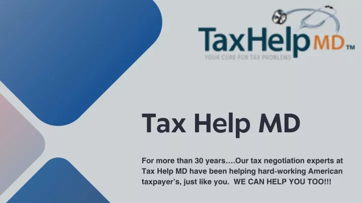 tax help md