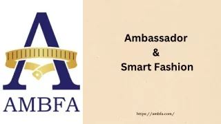 ambassador smart fashion