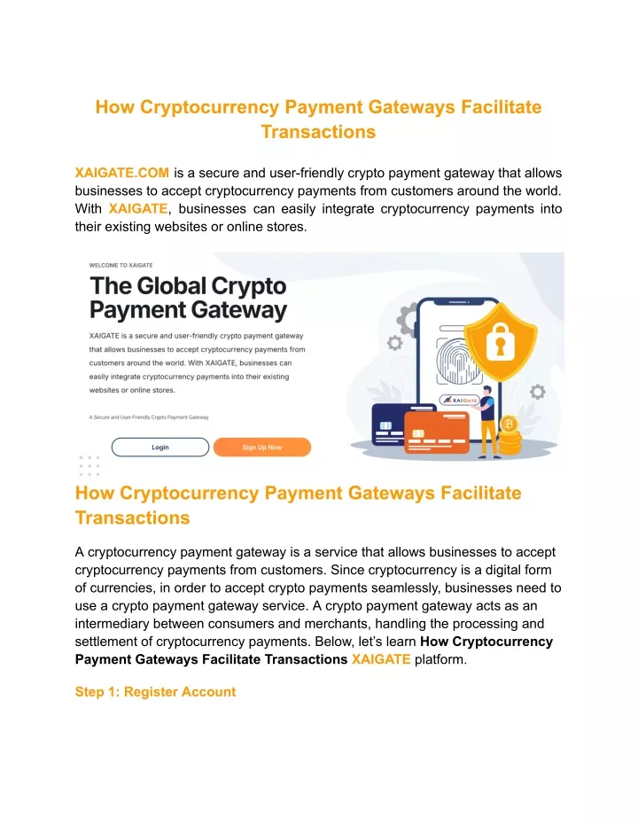 how cryptocurrency payment gateways facilitate