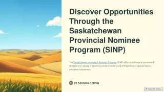 discover opportunities through the saskatchewan