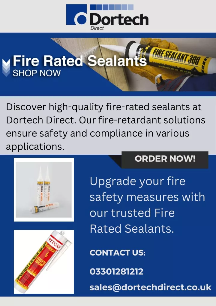 discover high quality fire rated sealants