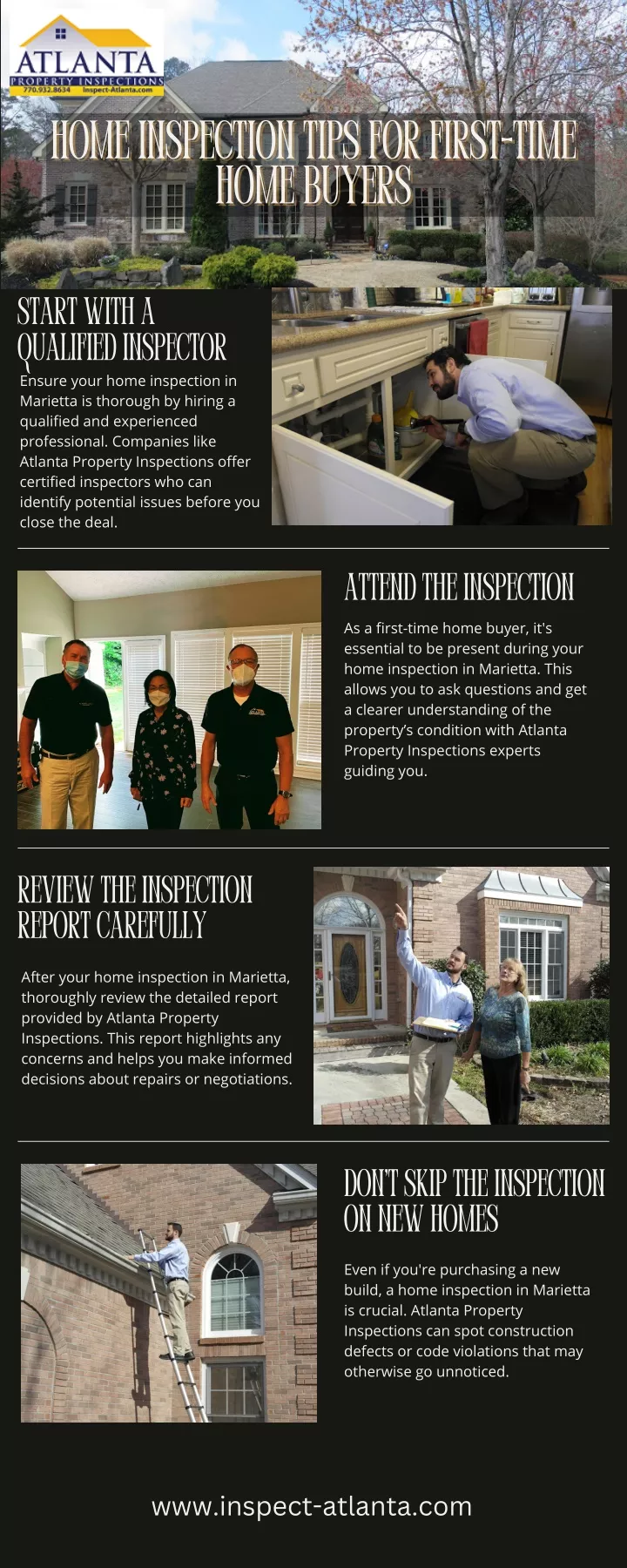 home inspection tips for first time home