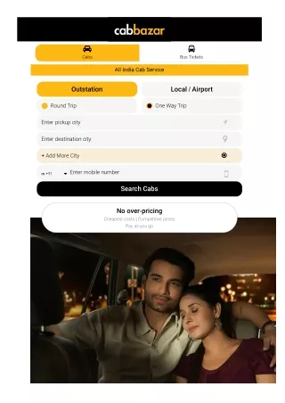 One way Cab Rajkot | One way Taxi Rajkot