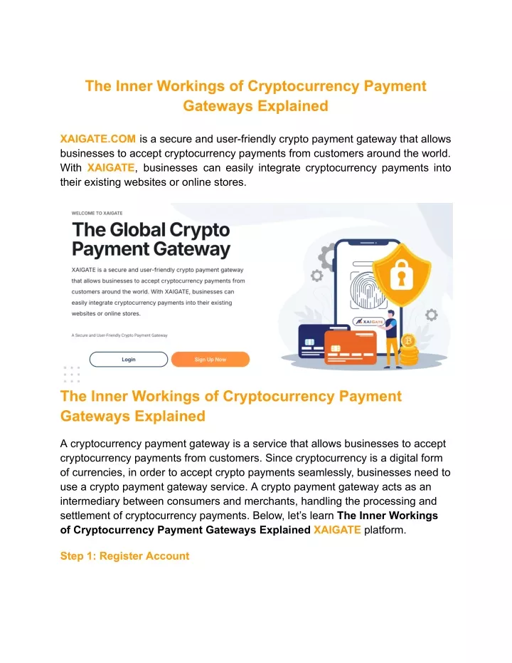 the inner workings of cryptocurrency payment