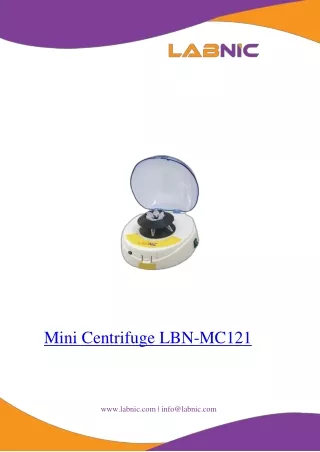 mini centrifuge lbn mc121