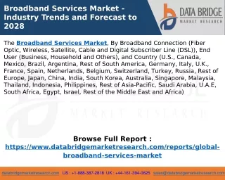 Broadband Services Market