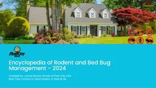 Encyclopedia of Rodent and Bed Bug Management - 2024