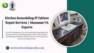 Expert Kitchen Remodeling in Manassas | Quality Kitchen Cabinets Repair Services