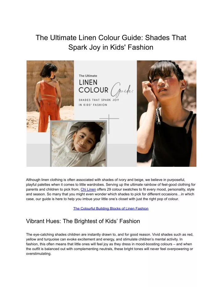 the ultimate linen colour guide shades that spark