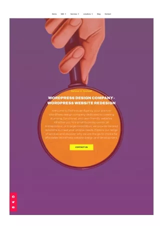 WordPress website redesign