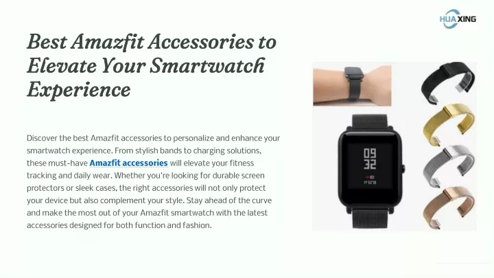 best amazfit accessories to elevate your