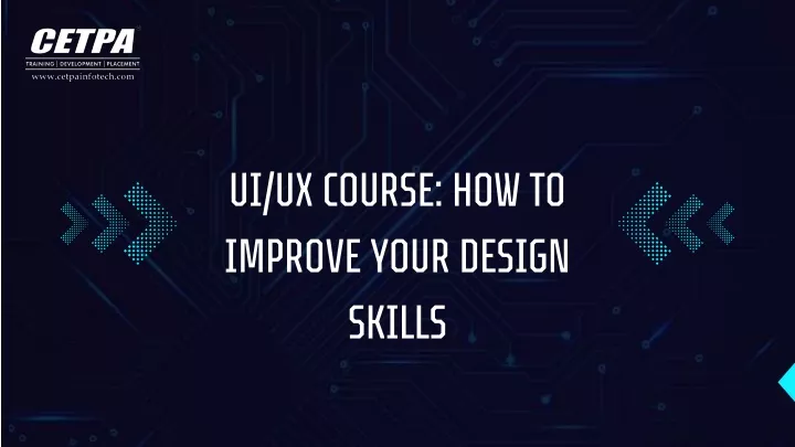 ui ux course how to improve your design skills