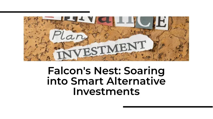 falcon s nest soaring into smart alternative