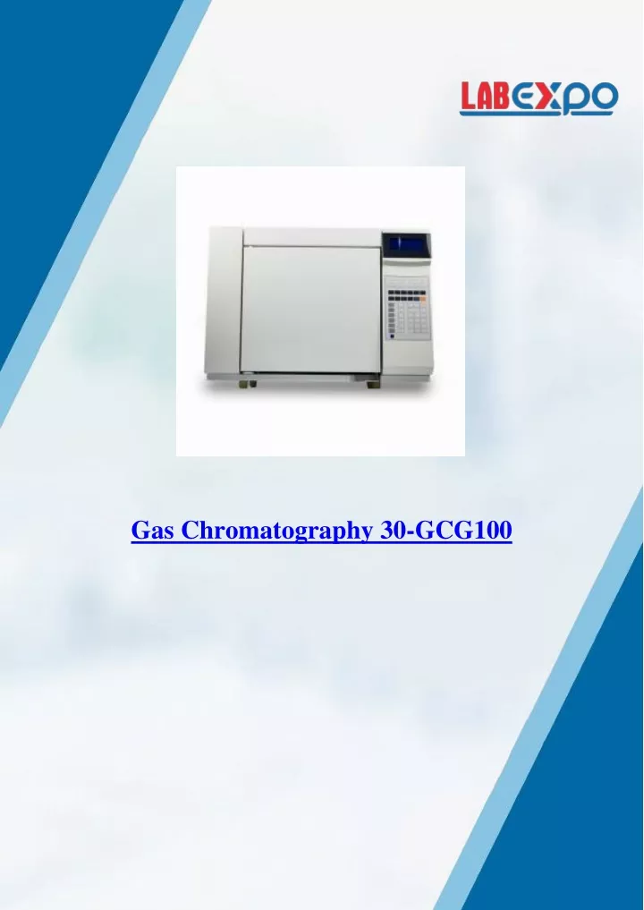 gas chromatography 30 gcg100