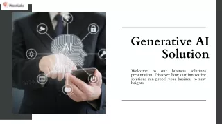generative ai solution
