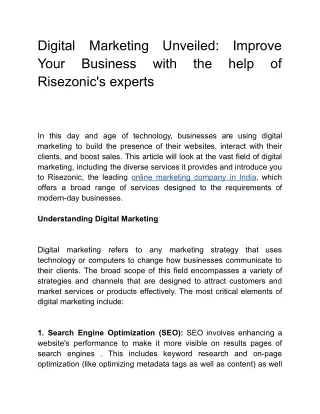 Digital Marketing Service in India