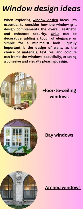 Window design ideas
