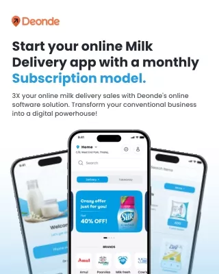 Looking for a Complete End-to-End Milk Delivery Solution?