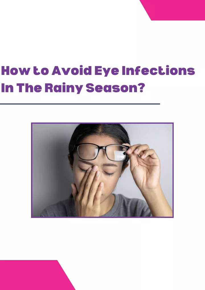 how to avoid eye infections in the rainy season