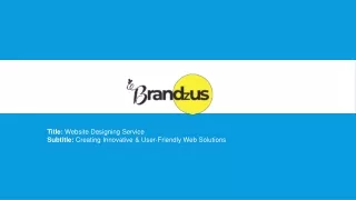 Website Designing Service